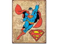 Enseigne Superman en vol en métal